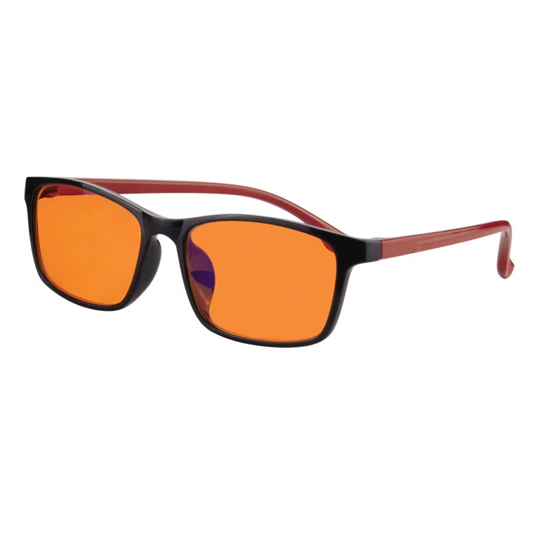 SHINU anti Blue Light Lense Computer Glasses for Men TR90 Orange Blue Light Blocking Glasses 2024 Blue Light Protection Glasses